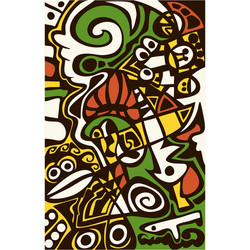 surreal abstract design mosaic texture vector image