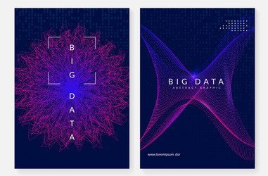 visualization background technology for big data vector image