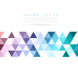 Abstract Triangles Background vector image
