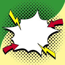 blank speech bubble with copy space over color vector image
