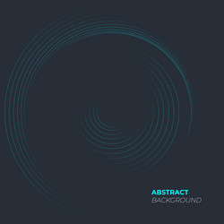 blue abstract background with glowing circles vector image