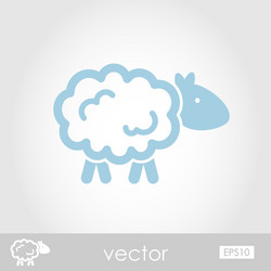 Sheep icon vector