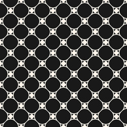 minimalist seamless pattern with circles vector image