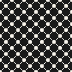 Minimalist seamless pattern with circles vector