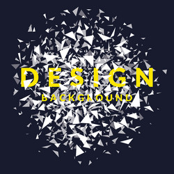 abstract bright background with the explosion vector image
