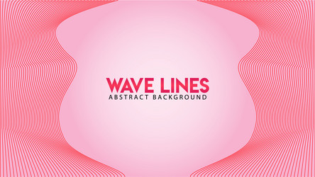 abstract wave line background design spectrum vector image
