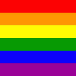 rainbow abstract design element icon vector image