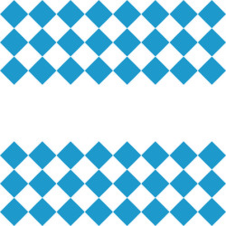 Bavarian Checkered Pattern vector image