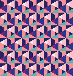 geometric grid seamless pattern design vector image