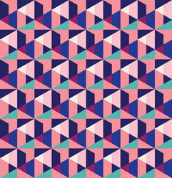 Geometric grid seamless pattern design vector