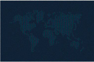 hexadecimal computer code in the form vector image