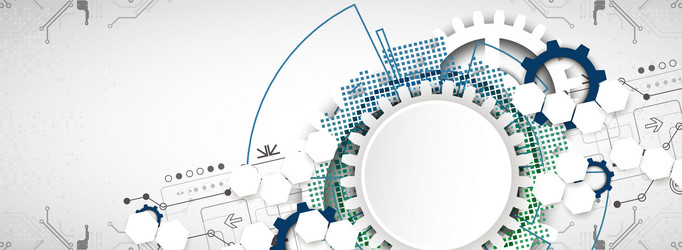 abstract technology concept high computer color vector image