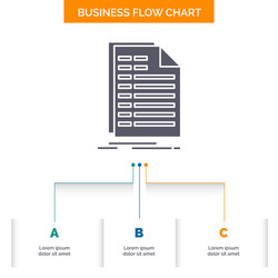 bill excel file invoice statement business flow vector image