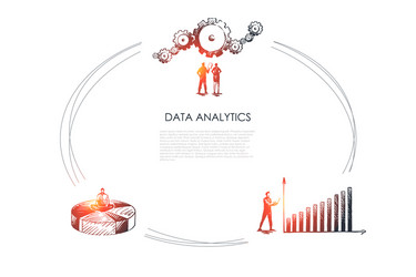 Data Analytics - Business Insights vector image