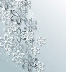 spring or summer design with a textured abstract vector image