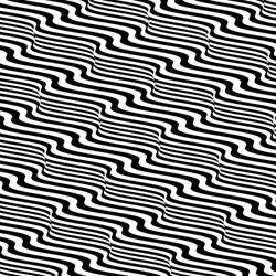 3d wavy background dynamic effect black and white vector image