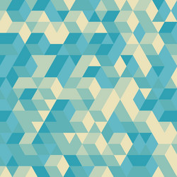 abstract 3d background wall of cubes vector image