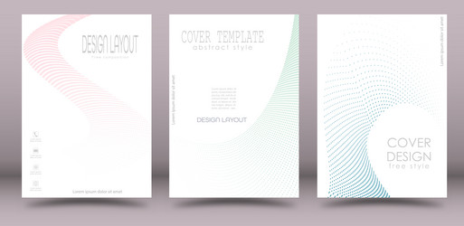 abstract pattern template for the design vector image