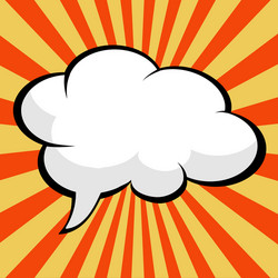 Retro Speech Bubble vector image