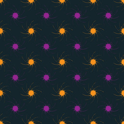 abstract seamless pattern of colorful stars vector image