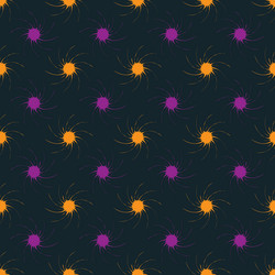 Abstract seamless pattern of colorful stars vector