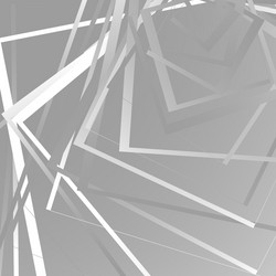 geometric background w random squares edgy vector image