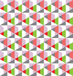 geometric grid seamless pattern design vector image