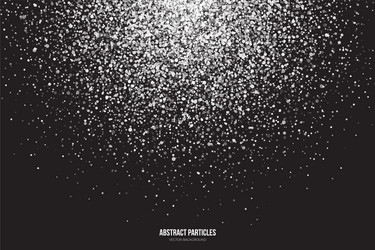 Shimmering White Particle Explosion vector image