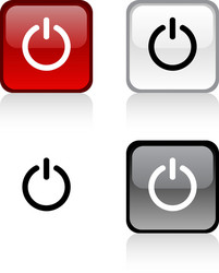 switch button vector image