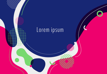 abstract background liquid dynamic waves vector image