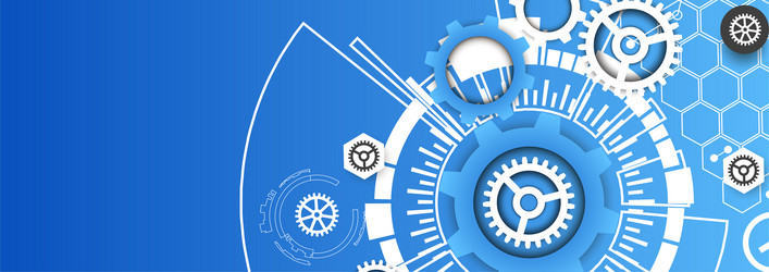 abstract technology concept high computer color vector image