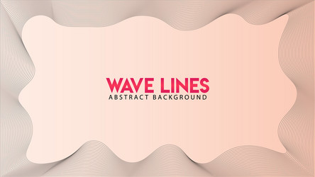 abstract wave line background design spectrum vector image