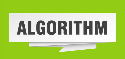 algorithm vector image
