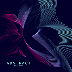 Abstract Dynamic Wave Background vector image