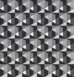 geometric grid seamless pattern design vector image