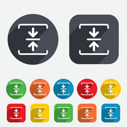 archive file icon compressed zipped vector image