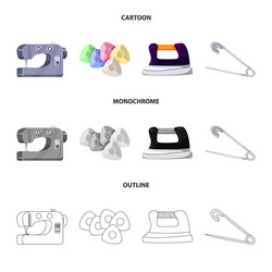 isolated object of craft and handcraft symbol vector image