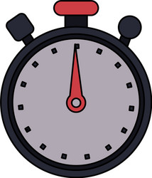 Analog chronometer icon image vector