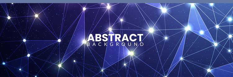 futuristic neural network concept big data stream vector image