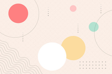 Geometric background in japanese style vector