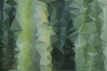 Green abstract geometric background with triangles vector