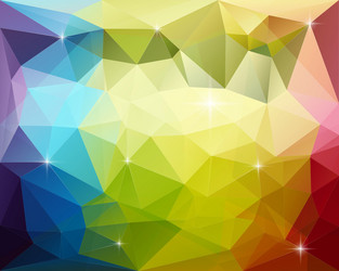 abstract triangular background vector image