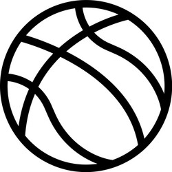 ball basketball nba sport blue and red download Vector Image