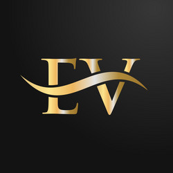 Swoosh letter lg logo design for business Vector Image