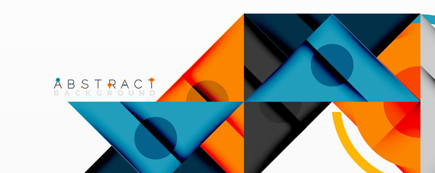 abstract geometric composition with overlapping vector image
