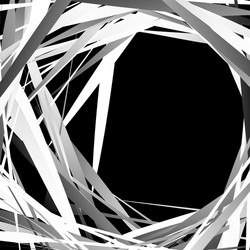geometric overlapping - intersecting shapes vector image