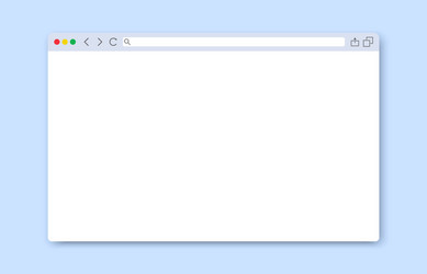Browser window internet concept vector