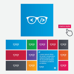 coder sign icon programmer symbol vector image
