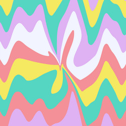 abstract wavy distorted retro groovy background vector image