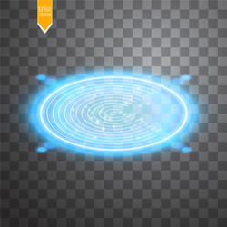 neon target isolated game interface element vector image